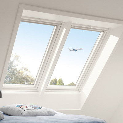 Spitzenwerte in Sachen Lärmreduzierung erzielt die neue „Thermo Schallschutz“: Sie verringert den eindringenden Schall um bis zu 44 dB. - © Velux Deutschland GmbH
