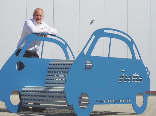 Gartenmöbel aus Aluminium - hier die Isetta.