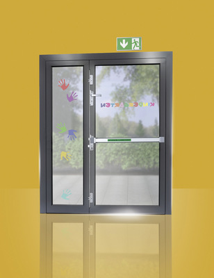 Komfort zum Nachrüsten bei der Verriegelungslösung für Kindergärten mit der Option einer Motorisierung.