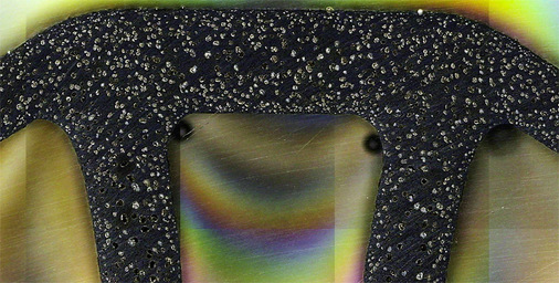 Schliffbild, Ausschnitt eines JET-Therm-Profils