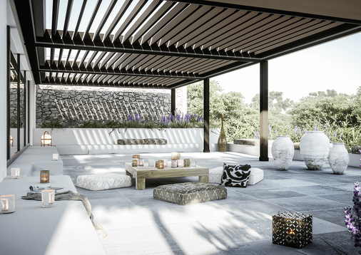 Ventur: Licht und Schatten lenken und dabei gleichzeitg die Stauhitze unter dem Dach vermeiden.