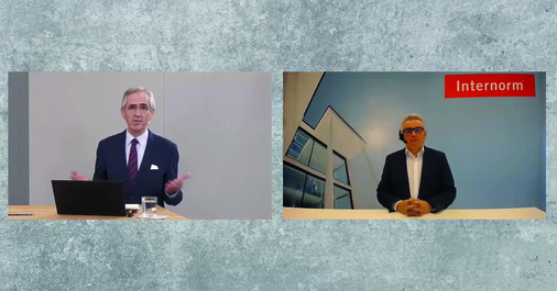 Zugeschaltet aus Österreich: Engelbert König vom österreichischen Fensterhersteller Internorm