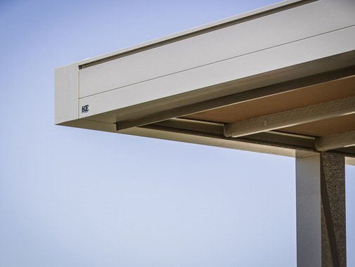 Das schlanke Design und die nicht sichtbaren Schraubverbindungen schaffen eine schöne Optik.