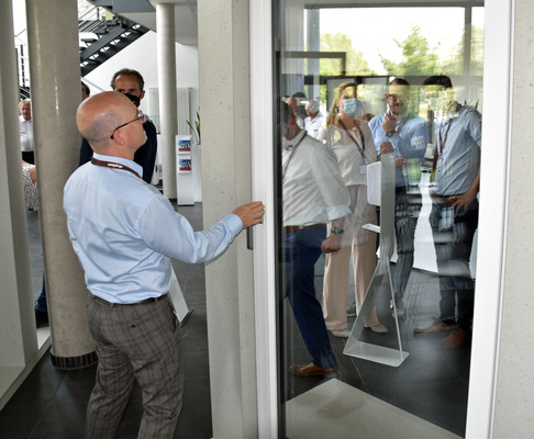 Eindrücke vom aluplast Innovationstag 2021, auf dem das neue energeto neo vorgestellt wurde.