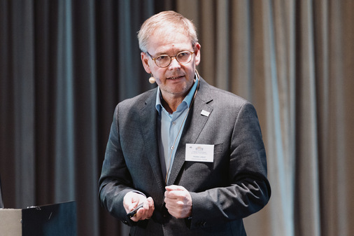 Frank Lange vertrat in Wien den deutschen Verband Fenster + Fassade, VFF.