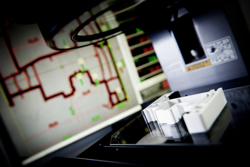 Verschieden﻿e Projektor-Messungen, Datenerfassung, Scannen