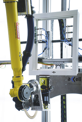 Abramotion ist universell in allen Beschichtungs­anlagen und für jeden Fenstertypus einsetzbar.