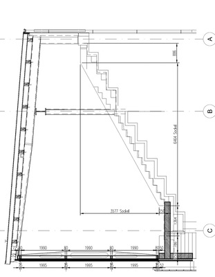 Zur Autobahn hin entsteht eine verglaste Kanzel mit einer Fläche von 400 m².