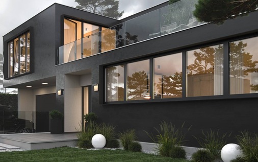 „Miru Hidden“ steht für absoluten Minimalismus. Der Fensterflügel liegt verdeckt hinter dem Aluminiumrahmen und ist somit von außen nicht sichtbar. Dieser Stil eignet sich besonders für modernste Büro- und Wohngebäude.