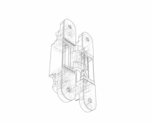 Die 3D-Modelle für Tectus-Beschläge von Simonswerk gibt es in allen gängigen CAD-Formaten zum kostenfreien Download. Sie verdeutlichen den Gelenkaufbau und visualisieren das Öffnen und Schließen der anspruchsvollen Bandkinematik. - © Simonswerk
