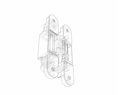 Die 3D-Modelle für Tectus-Beschläge von Simonswerk gibt es in allen gängigen CAD-Formaten zum kostenfreien Download. Sie verdeutlichen den Gelenkaufbau und visualisieren das Öffnen und Schließen der anspruchsvollen Bandkinematik. 