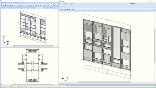 Maximale Effizienz bei Fensterwand Systemfassaden mit Klaes 3D: Planung, Produktion, Vormontage der Teilelemente und Fertigmontage am Bau