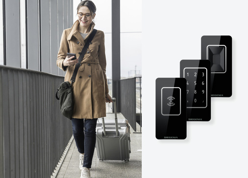 Der neue Fernzugriff macht die Bedienung der Zutrittskontrollsysteme von SIEGENIA noch vielseitiger: Per Smartphone können Endanwender nun z. B. befugten Personen jederzeit und von überall aus Zutritt zum Gebäude gewähren.