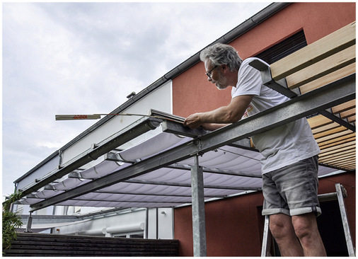 Es brauchte ­lediglich zwei Tage, um die mit je 23 Brettern zu ­montieren.