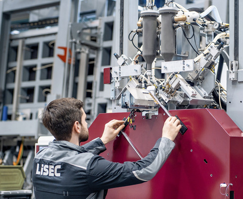 Mit dem SLS-Verfahren werden bei Lisec heute bereits viele Ersatzteile gefertigt, um die Kunden noch schneller versorgen zu können.