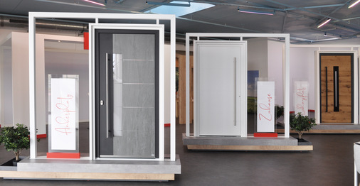 Die Aldra Fenster- und Türenausstellung sieht jetzt wie verwandelt aus. - © Aldra Fenster und Türen
