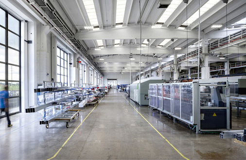 Bei der Planung der Fabrik­anlage in ­Bologna wurden Produktionssteigerungen mit eingerechnet.