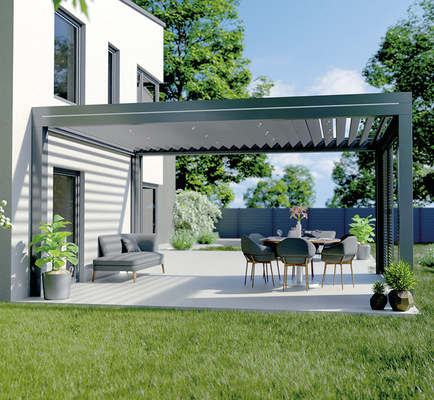 Das Grüne Wohnzimmer gibt es bis zu 6 Meter ­Breite und 4,5 Meter Tiefe. - © Foto: TS-Aluminium-Profilsysteme GmbH & Co. KG

