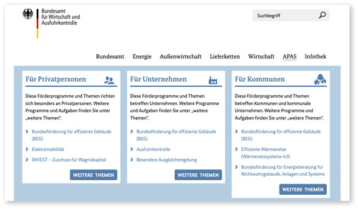 Gefördert wird die Erneuerung, Ersatz oder erstmaliger Einbau von Fenstern, Außentüren und -toren und der sommerlicher Wärmeschutz durch Ersatz oder erstmaligen Einbau von außenliegenden Sonnenschutzeinrichtungen mit optimierter Tageslichtversorgung. - © Foto: BAFA
