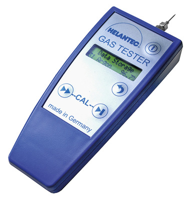 Mit dem Gastester von Helantec wird der ­Gasgehalt im SZ﻿R der Isolierglas-Einheit sehr ­präzise bestimmt.