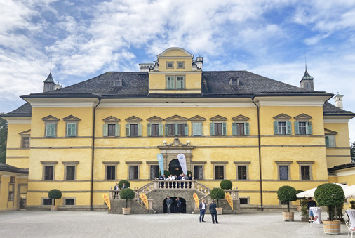 Imposante Location: Im Salzburger Schloss Hellbrunn fand Ende September der erste Tag der Salzburger Sicherheitstage statt. - © Daniel Mund / GLASWELT
