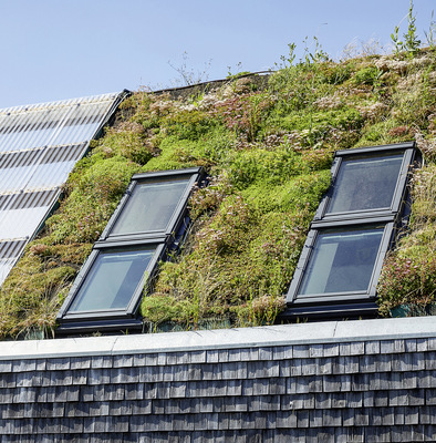 Bei Entwurf und Bau wurde konsequent auf Umweltfreundlichkeit, geringe CO2-Emissionen und lokale Materialien gesetzt.