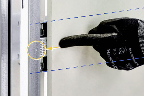 Durch die neuen ­Markierungen lassen sich die ­Schrauben deutlich leichter an der richtigen Stelle ­positionieren. - © Foto: Eclisse
