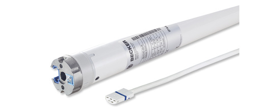 Kaum zu hören, flexibel im Lauf: Mit seinem Antrieb (r)evolutioniert Becker die bedrahtete Automatisierung von Rollläden.