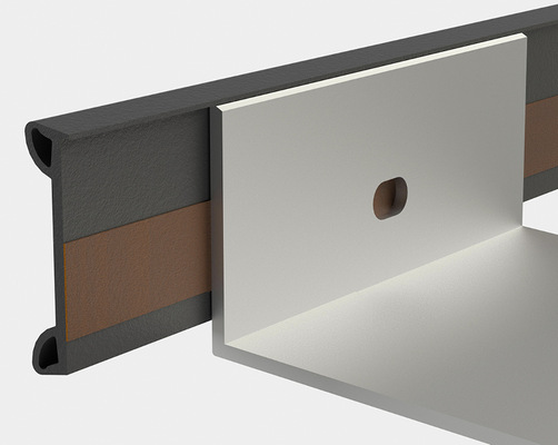 Einfaches Anbringen der Anschraubdichtung AD 500 aufgrund einer Tropfnase an der Dichtung.