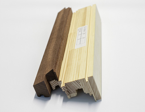 Eingehängte Wetterschenkel mit filigranem Querschnitt CNC genau gefertigt.