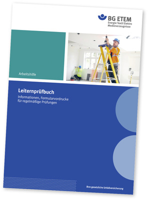 Der Unternehmer hat dafür zu sorgen, dass Leitern und Tritte wiederkehrend auf ordnungsgemäßen Zustand (Sicht- und Funktionprüfung) geprüft werden.