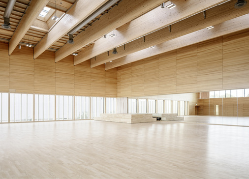 Die Dachverglasung von Okalux besitzt ein intergriertes Sonnenschutzraster (s. Bild rechts), das für den Einsatz im Dach optimiert ist und zu jeder Zeit direkte solare Einstrahlung, unabhängig vom Sonnenstand, verhindert.