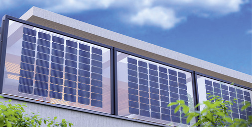  Die Brüstungsverglasung mit PV-Elementen ermöglicht für Glasbauer und auch für Fassadenbauer ­interessante ganz neue Marktmöglichkeiten.
