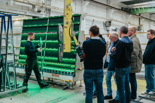  Firmenrundgang bei der Fachpartnertagung in Verl.