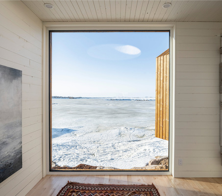 Wo endet das Haus? Gefühlt reicht der Wohnraum bis zum Horizont.