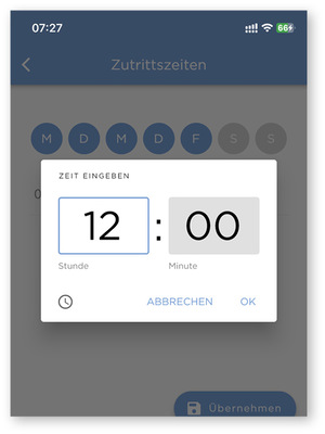  Über die App doorControl lässt sich alles steuern.