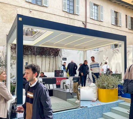  Mit gleich zwei Imagos in unterschiedlichen Versionen war man am Piazza San Marco in Brera vertreten.