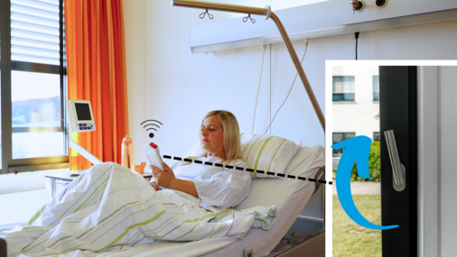  Die Patienten lüften selbst und entlasten damit das Pflegepersonal.