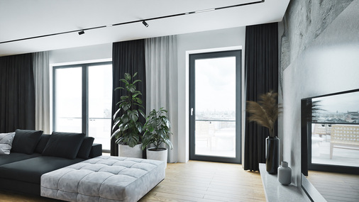  Iglo Edge gibt es als klassisches Fenster sowie Balkon- oder Terrassentür.