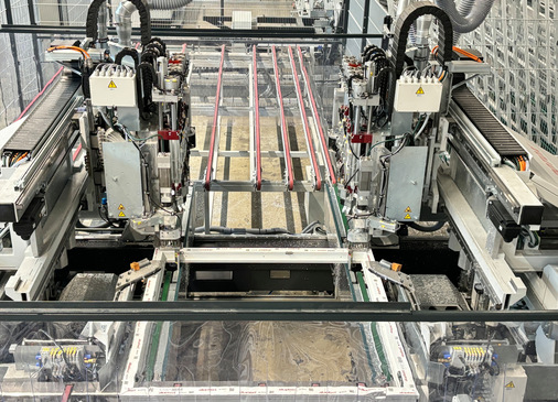  Die Anlage wurde auch mit modernen Putzstationen ausgestattet