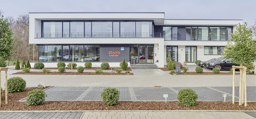  Der Neubau der Roth GmbH in Germersheim erfüllt den  KfW 40 Plus Standard.