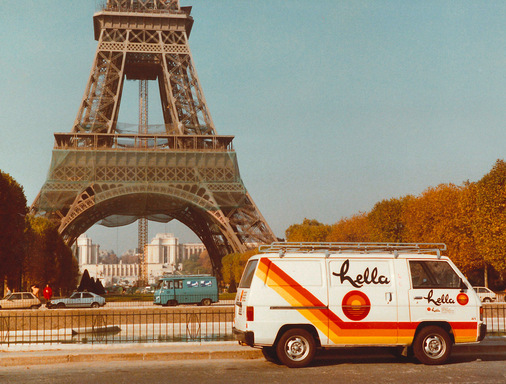 Aktueller den je: Bereits in den 80er-Jahren waren die Hella-Produkte  auf der ganzen Welt zu finden: 1.500 Jalousien wurden bei einem Großobjekt in ­Paris montiert.