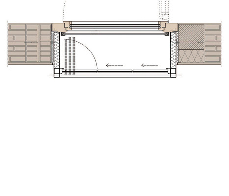 Gut kombiniert: Glas-Falt­wände ­haben in ­einer Kastenfenster-­Konstruktion entscheidende ­Vorteile (links Vertikal­schnitt, oben Horizontal­schnitt)﻿