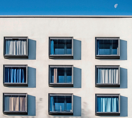 … sichern effektiven Schallschutz in einem Neubau der GEWOFAG.