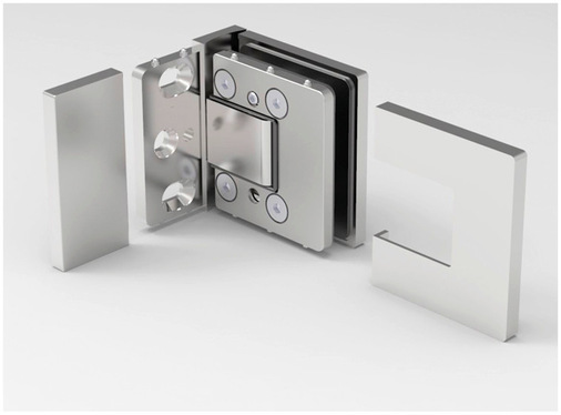 Glastüren bis 800 mm Breite und bis 40 kg Gewicht kann das BEL382 tragen.
