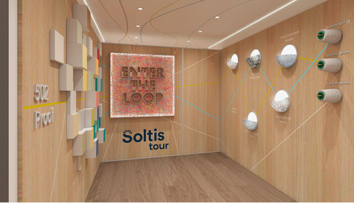 Die Loop Welt erklärt die Nachhaltigkeitsstrategie innerhalb der Serge Ferrari Group und präsentiert die 3. Generation eines Soltis Klassikers aus 100% Recyclingfasern.