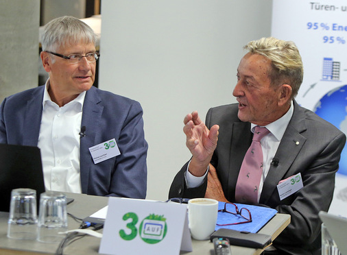 Thomas Lauritzen (l.)  folgte zu Beginn 2023 Walter Lonsinger als Vorstandsvorsitzende des A|U|F