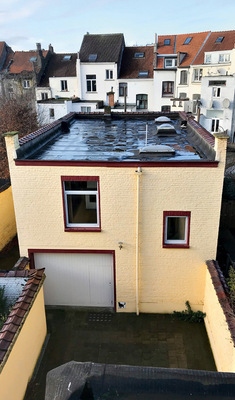 Das Stadthaus im belgischen Etterbeek vor der Sanierung.