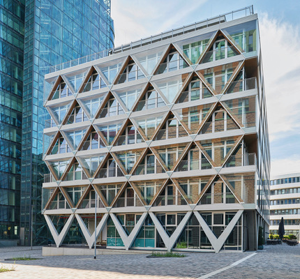 97,7 Prozent der verbauten Materialien von The Cradle ­können in den Materialkreislauf zurückgeführt werden