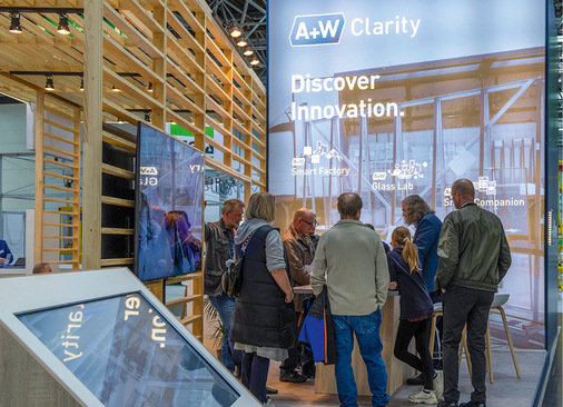 Bei A+W konnten die Besucher das A+W Glass Lab begutachten